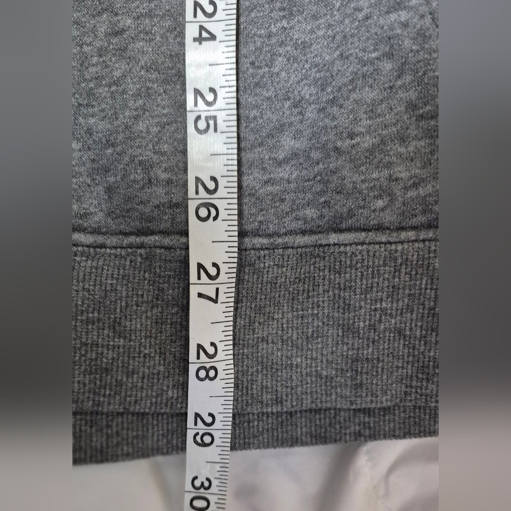 NEW Skims Men's M Dark Gray Heather Lounge Fleece Hoodie - Picture 7 of 7